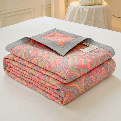 Pure Cotton Summer Quilt | Lightweight & Breathable | Available in Full, Queen, King Sizes