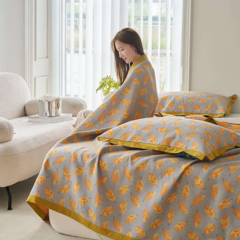 Cotton Gauze Quilt | Three Layers | Full, Queen, King Sizes