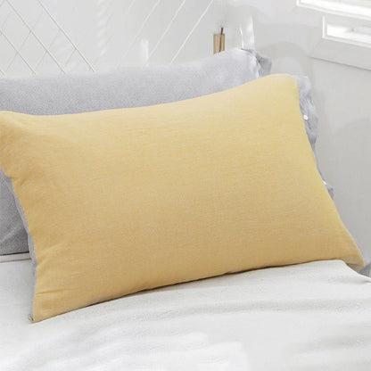 Cotton Pillowcase Set | Reversible Design | 2 Pieces