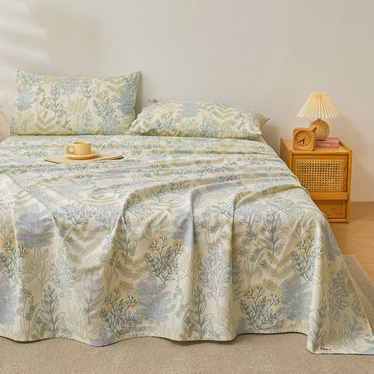 Floral Coverlet Set | Pure Cotton | 3-Piece Set