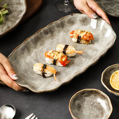 Oma Stoneware Dinnerware Set | Glossy Glaze | 4, 6, or 8 Person Options