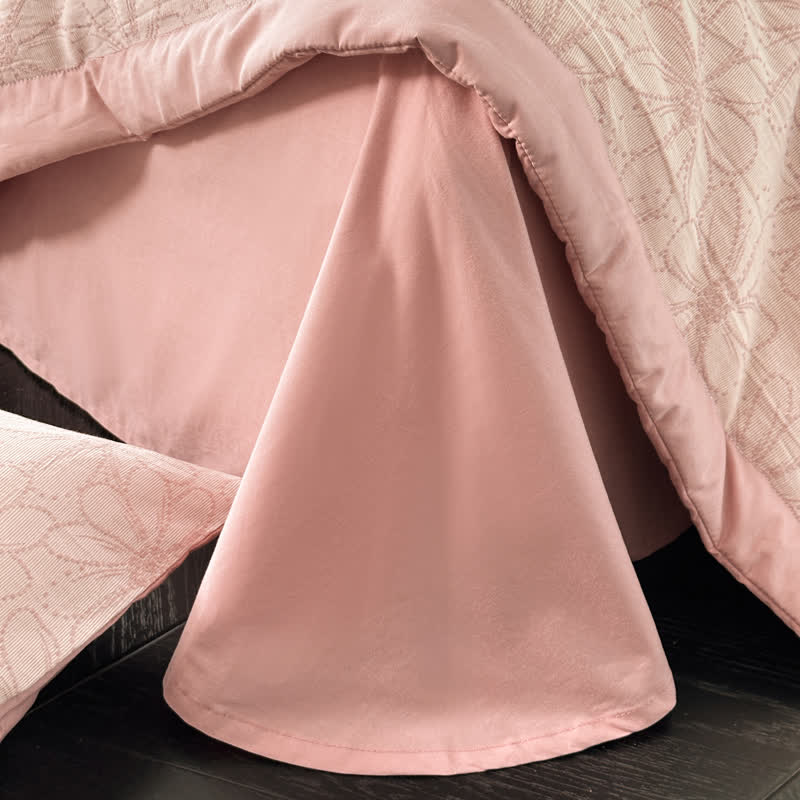 Jacquard Daisy Bedding Set | Cotton Gauze | 4 Pieces