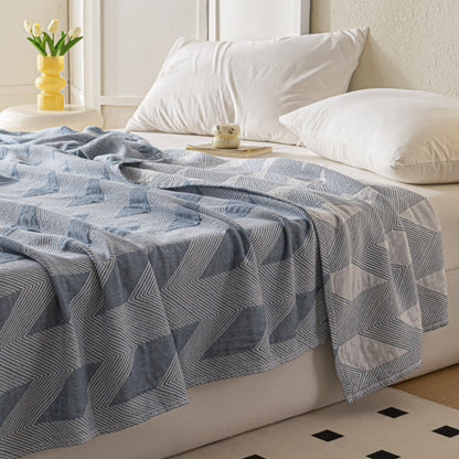 Summer Quilt | Pure Cotton | Zigzag Print | Full/Queen Size