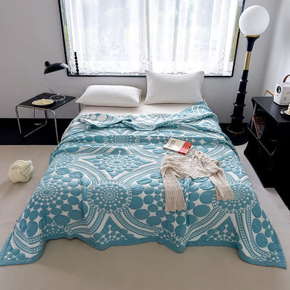 Pure Cotton Reversible Quilt | 100% Organic Cotton | Full/Queen Size