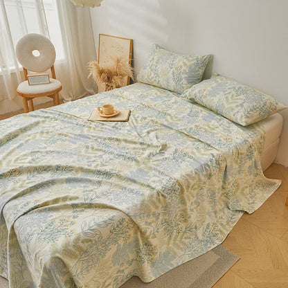 Floral Coverlet Set | Pure Cotton | 3-Piece Set