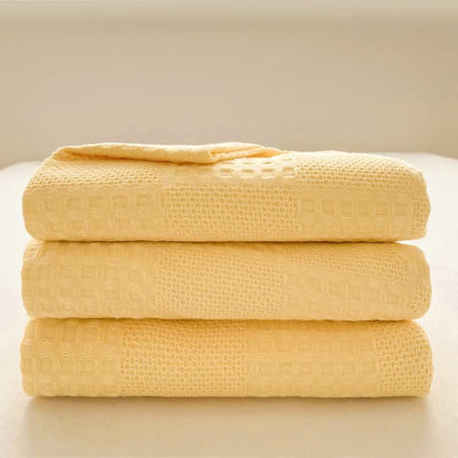 Pure Cotton Waffle Quilt | 100% Organic Cotton | Full/Queen Size