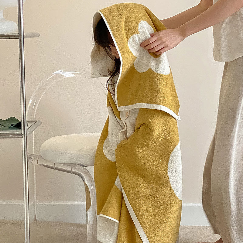 Cotton Bath Towel | Soft & Breathable | Baby-Friendly