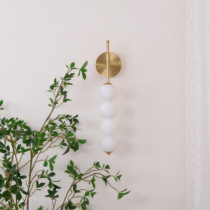 Abacus Wall Lamp | Iron, Metal, Glass | Gold