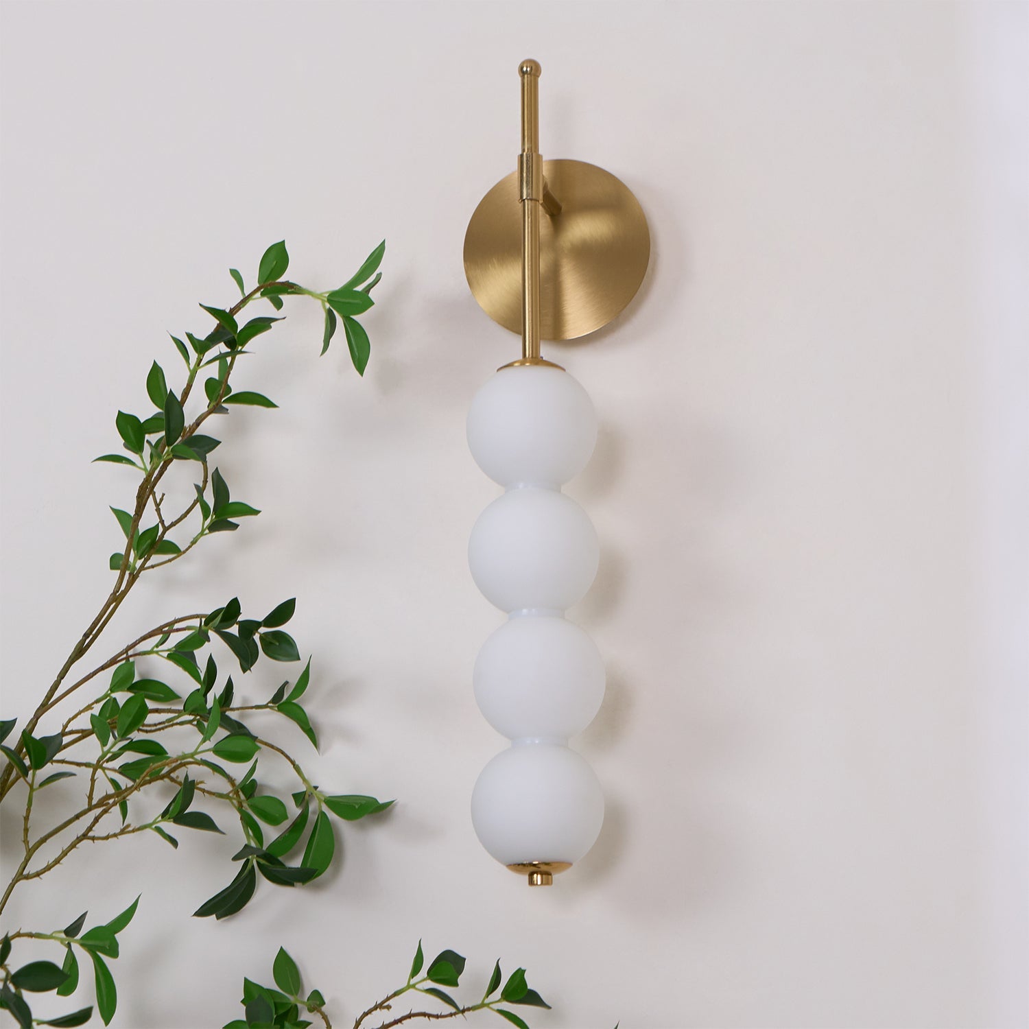 Abacus Wall Lamp | Iron, Metal, Glass | Gold
