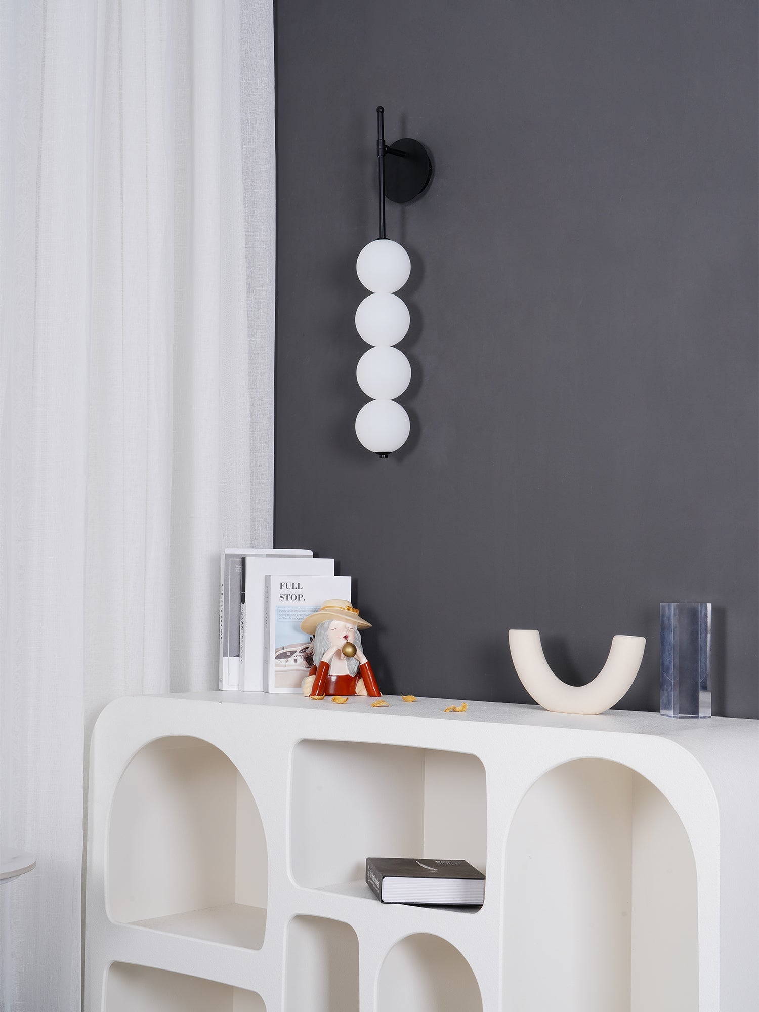 Abacus Wall Lamp | Iron, Metal, Glass | Gold