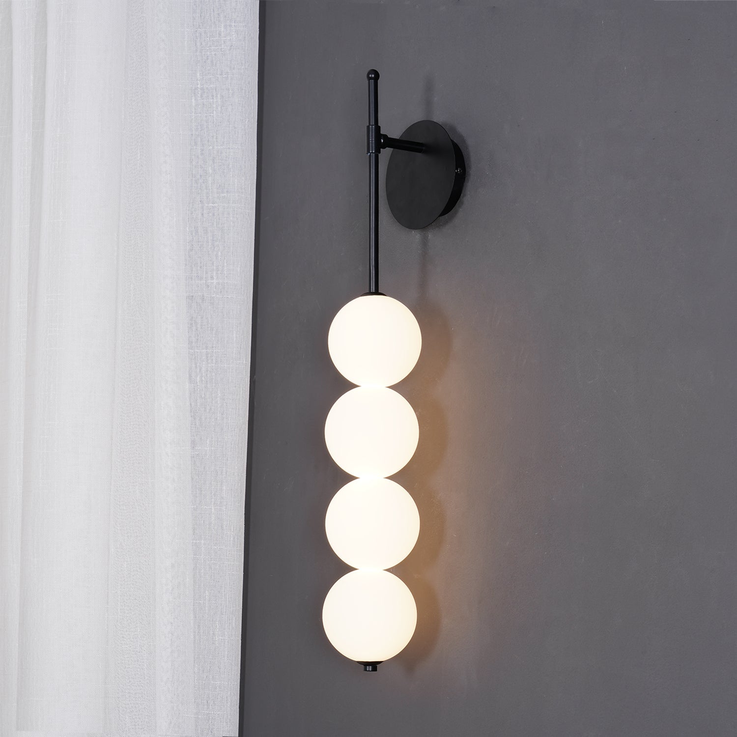 Abacus Wall Lamp | Iron, Metal, Glass | Gold