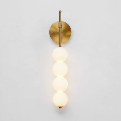 Abacus Wall Lamp | Iron, Metal, Glass | Gold