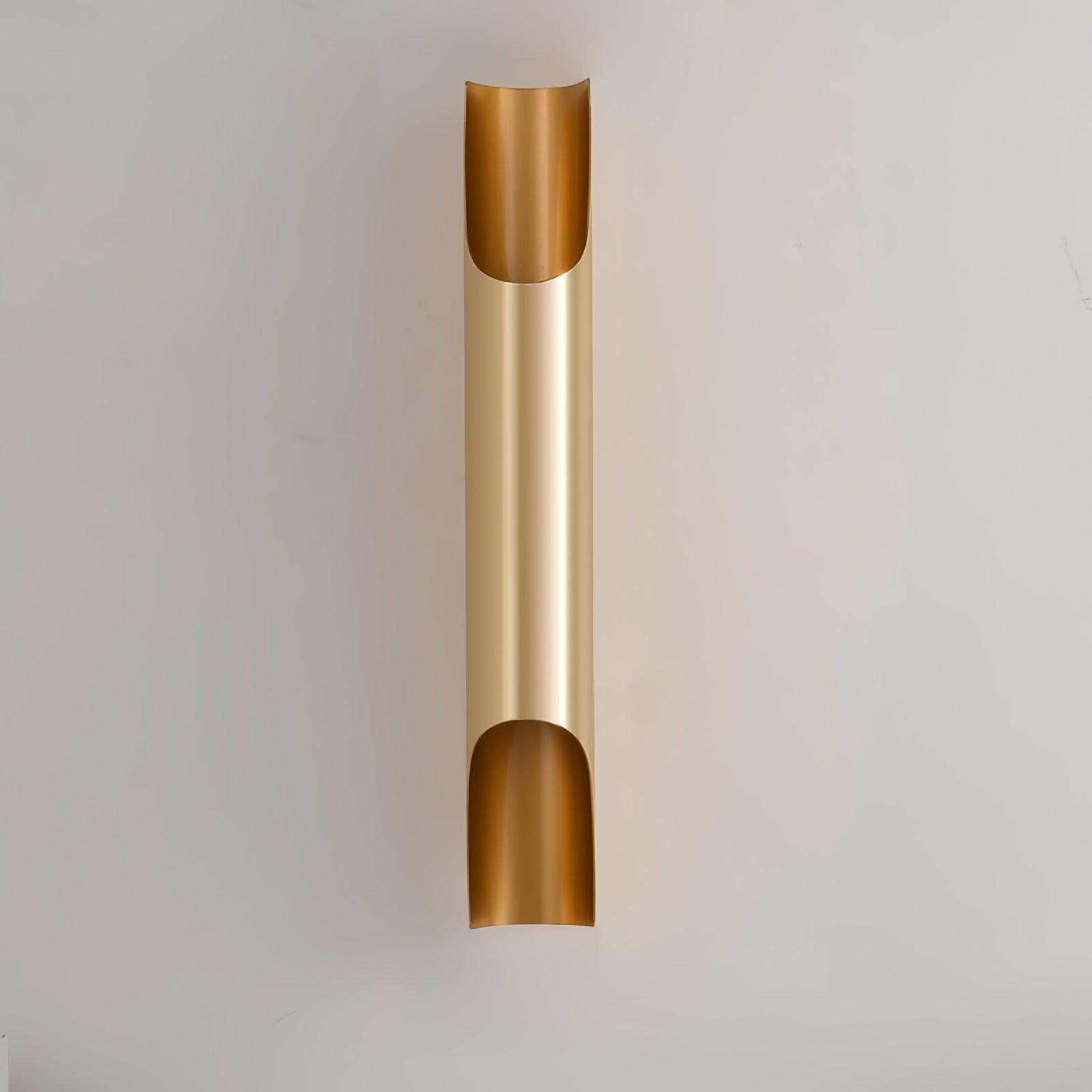 Abigali Straight Wall Lamp | Metal, Iron, Aluminum | Black & Gold, White & Gold