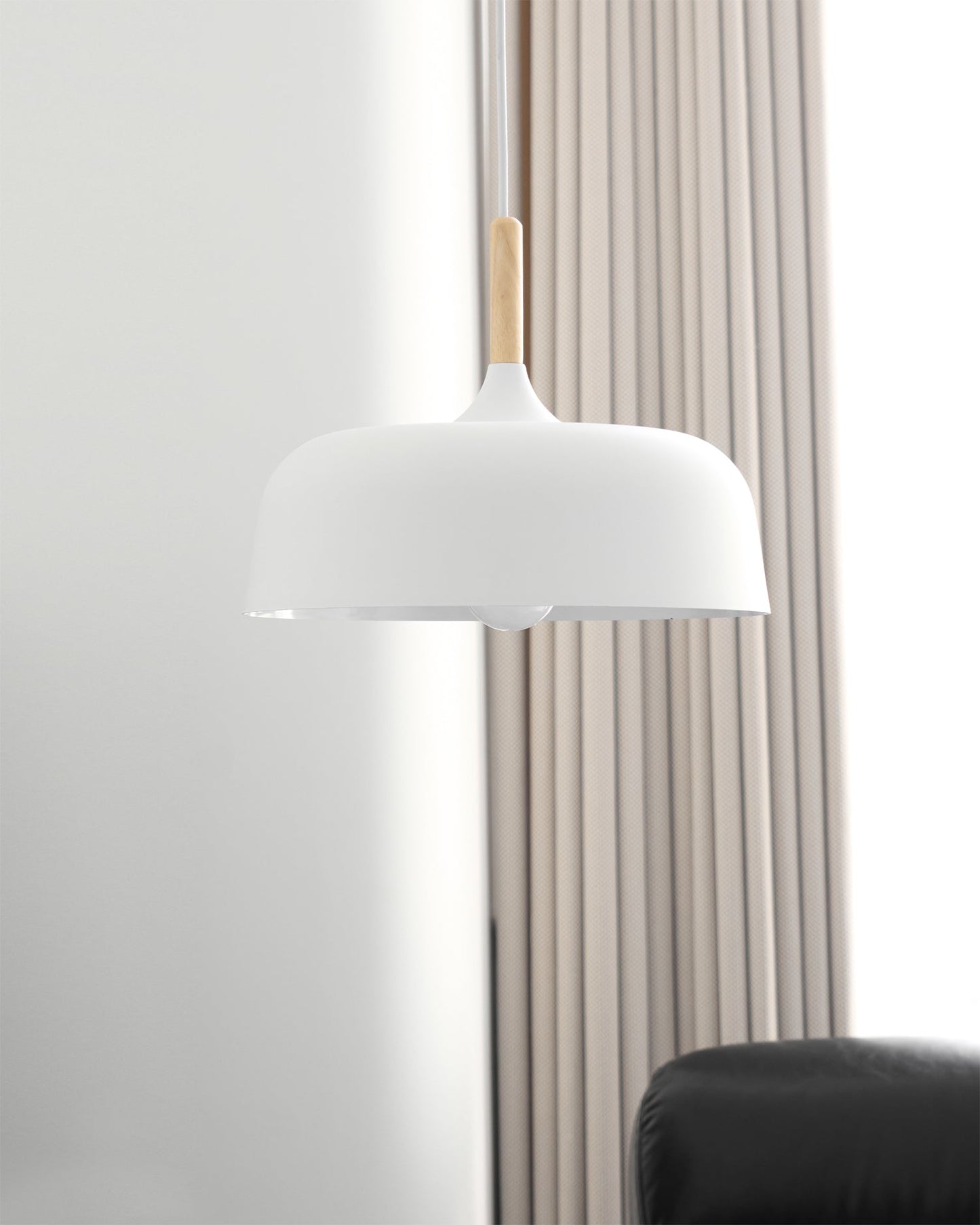 Acorn Pendant Light | Zinc Alloy & Wood | Multiple Colors