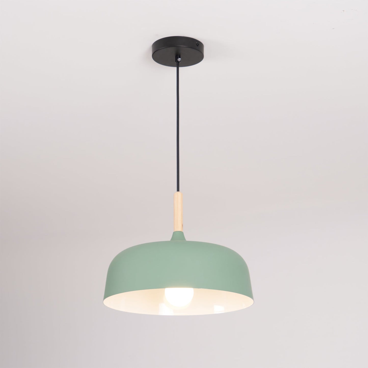 Acorn Pendant Light | Zinc Alloy & Wood | Multiple Colors