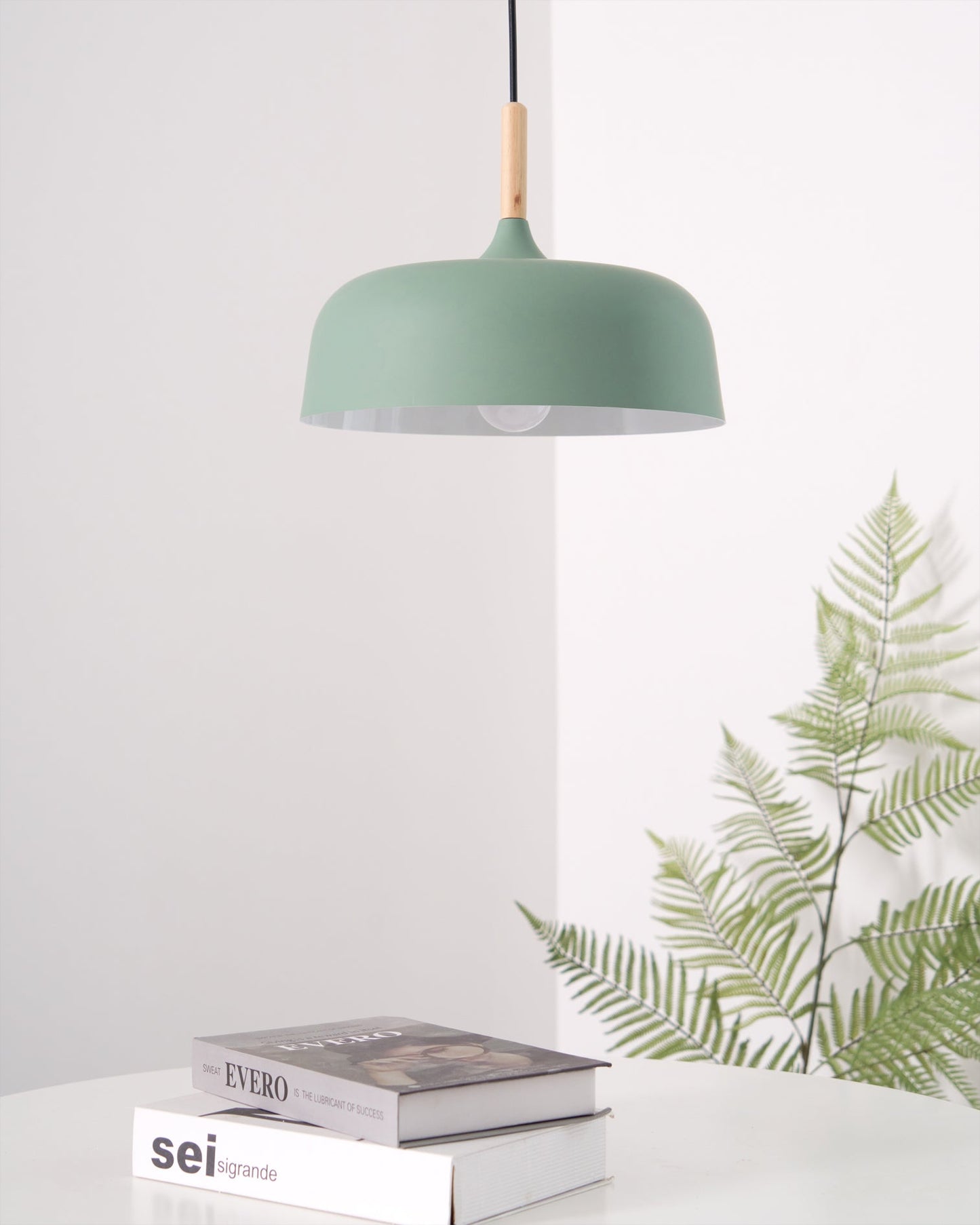 Acorn Pendant Light | Zinc Alloy & Wood | Multiple Colors