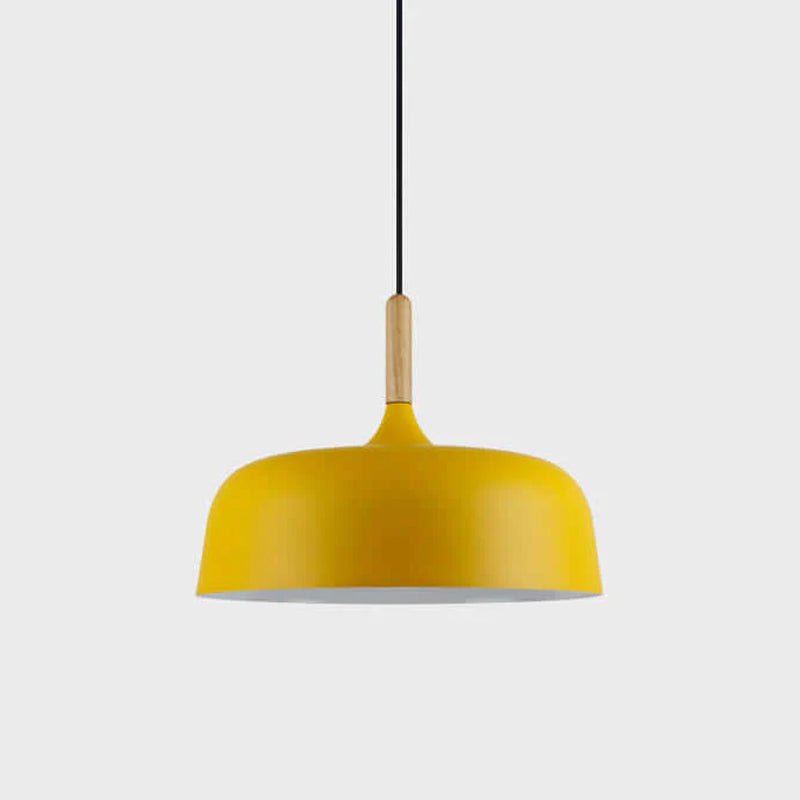Acorn Pendant Light | Zinc Alloy & Wood | Multiple Colors