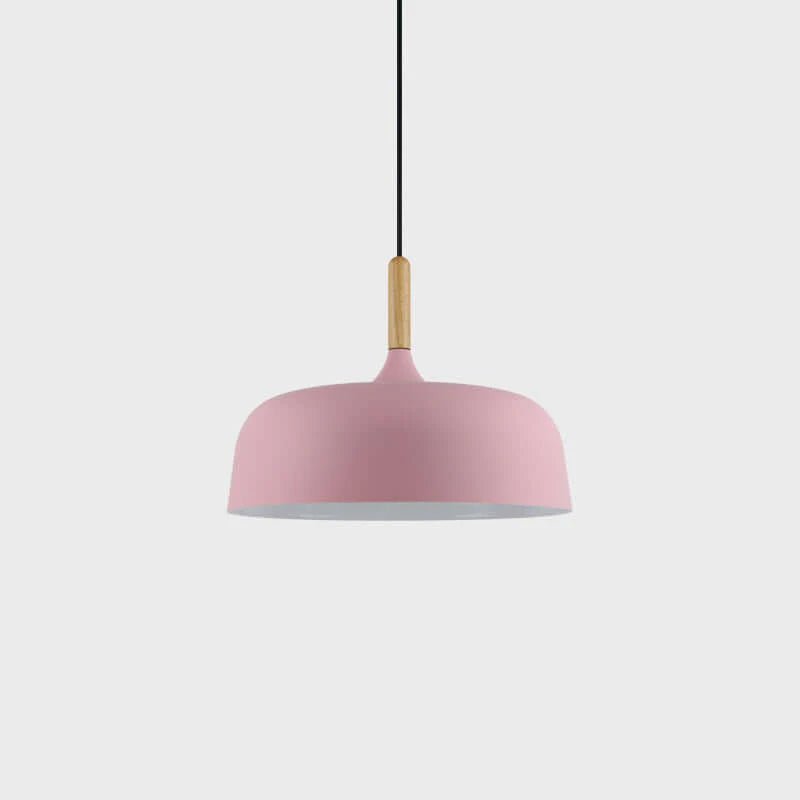 Acorn Pendant Light | Zinc Alloy & Wood | Multiple Colors