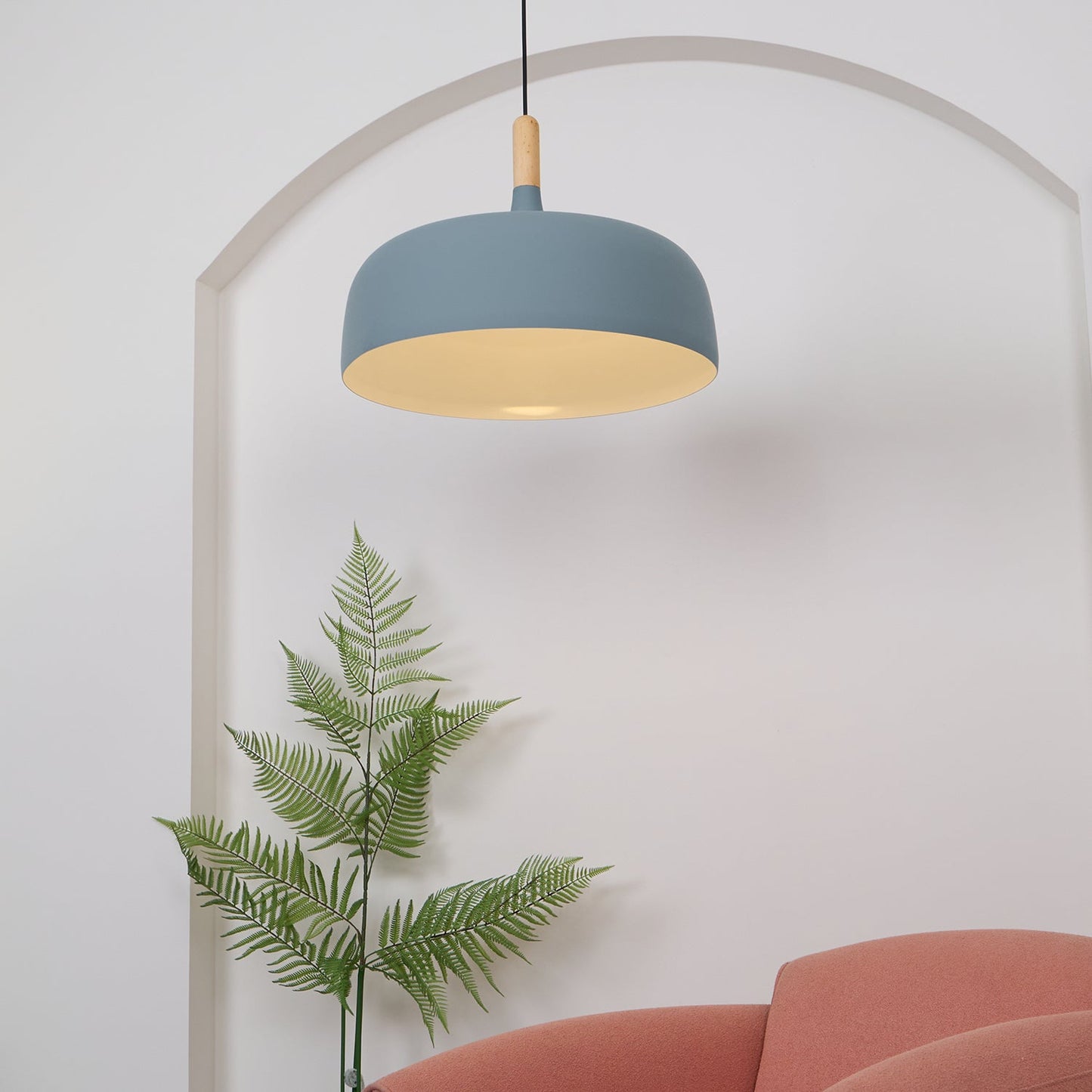 Acorn Pendant Light | Zinc Alloy & Wood | Multiple Colors