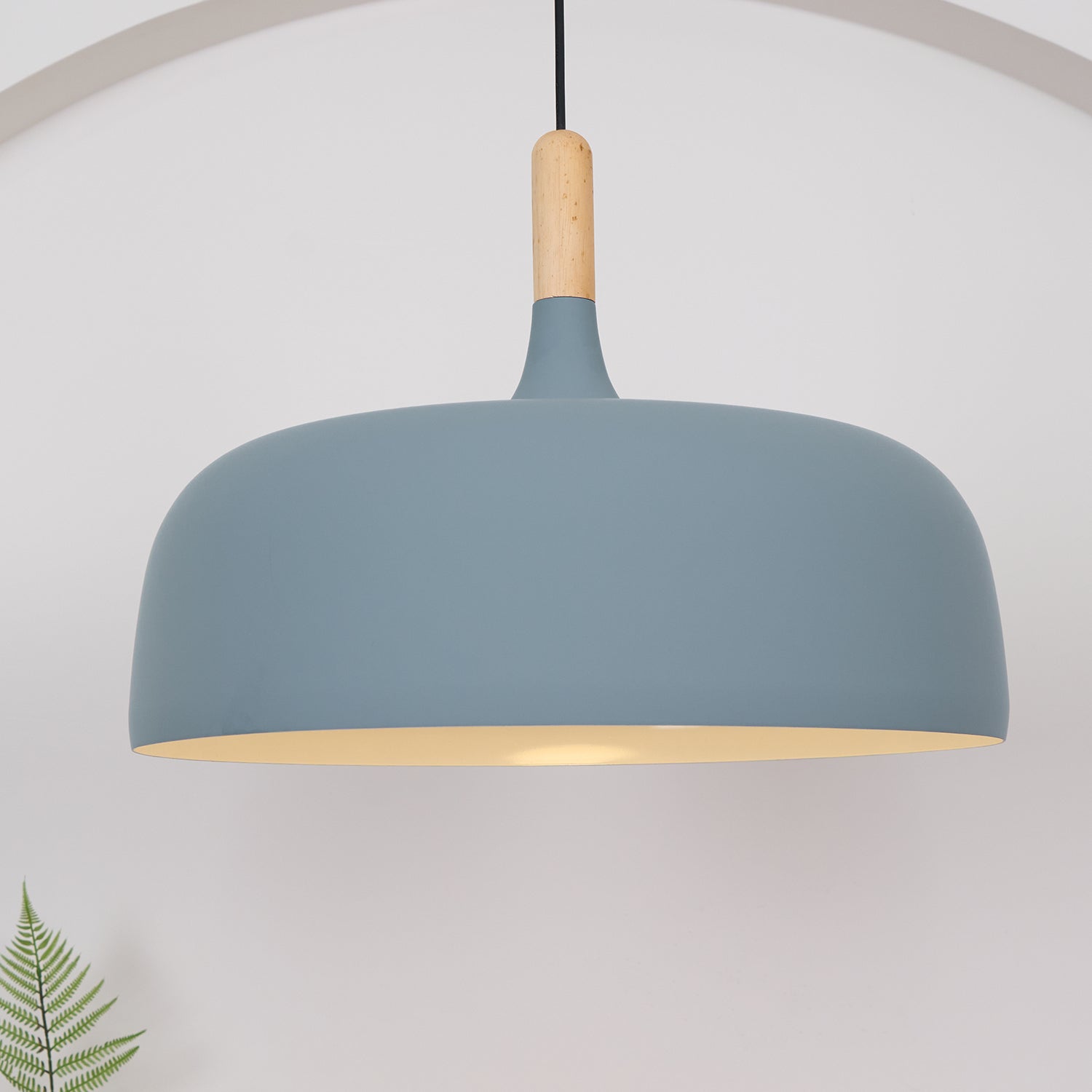 Acorn Pendant Light | Zinc Alloy & Wood | Multiple Colors