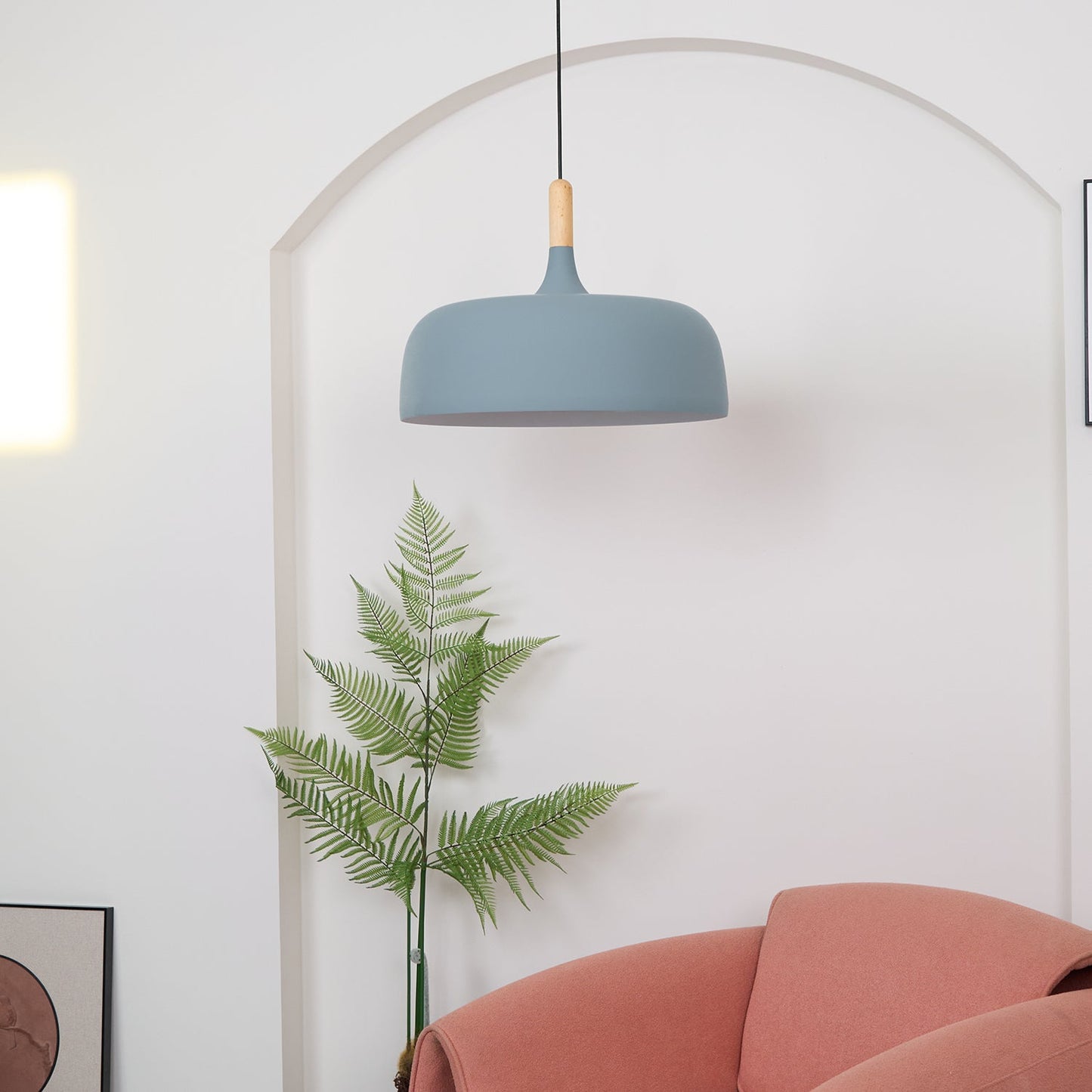 Acorn Pendant Light | Zinc Alloy & Wood | Multiple Colors