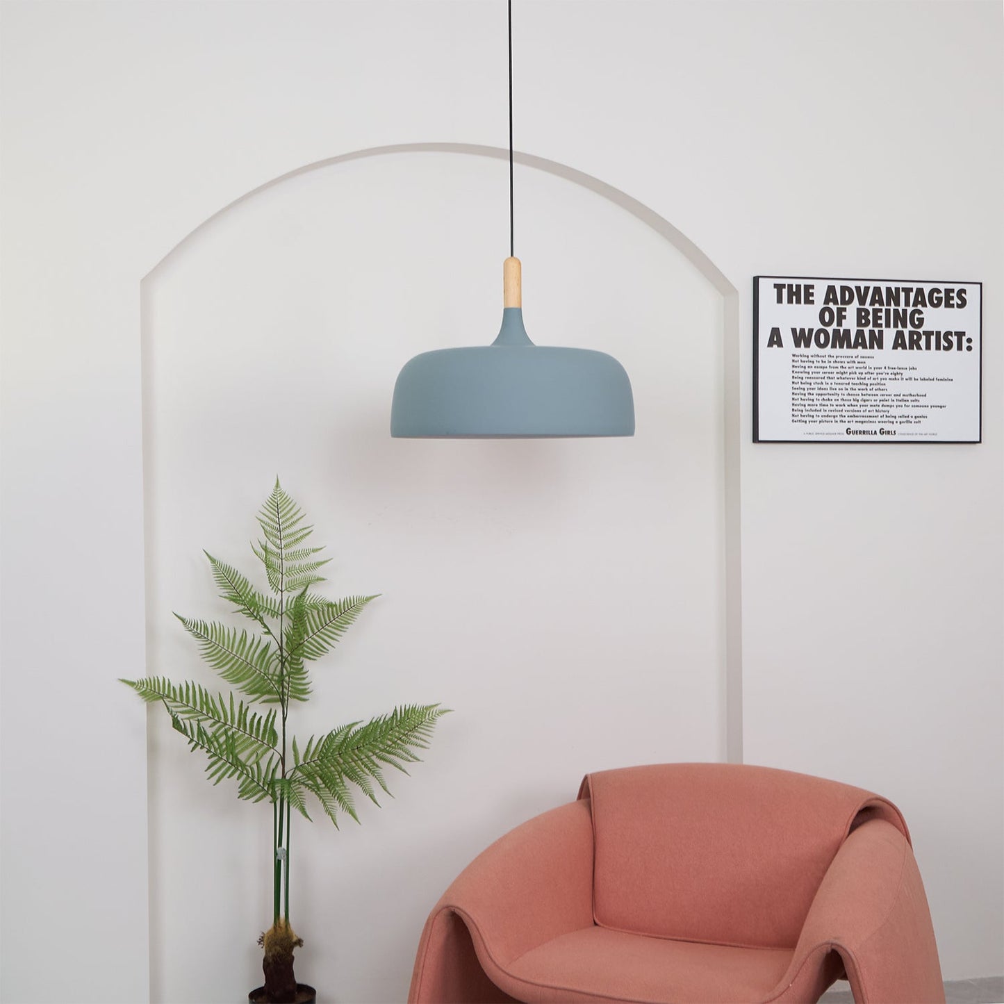 Acorn Pendant Light | Zinc Alloy & Wood | Multiple Colors