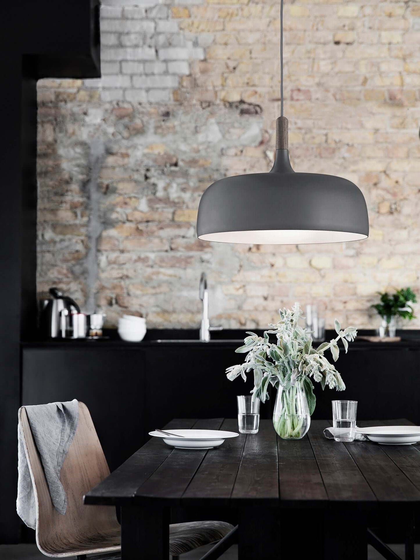 Acorn Pendant Light | Zinc Alloy & Wood | Multiple Colors