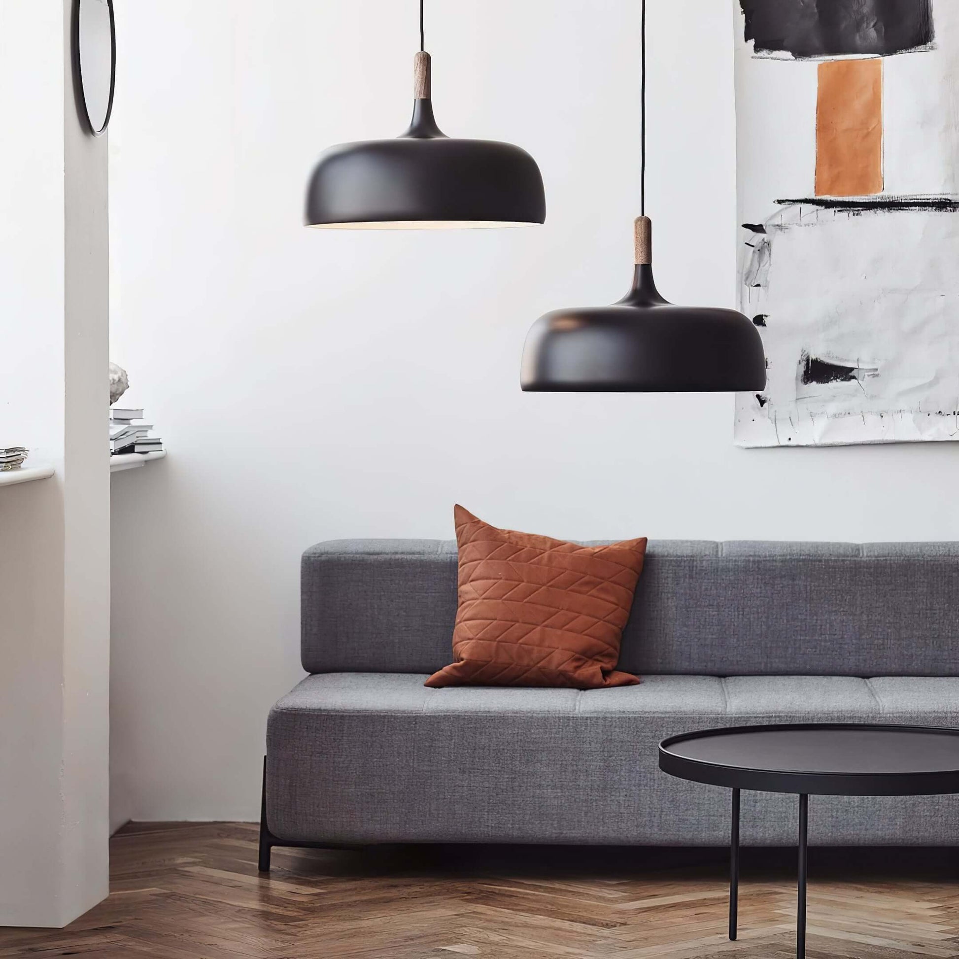 Acorn Pendant Light | Zinc Alloy & Wood | Multiple Colors
