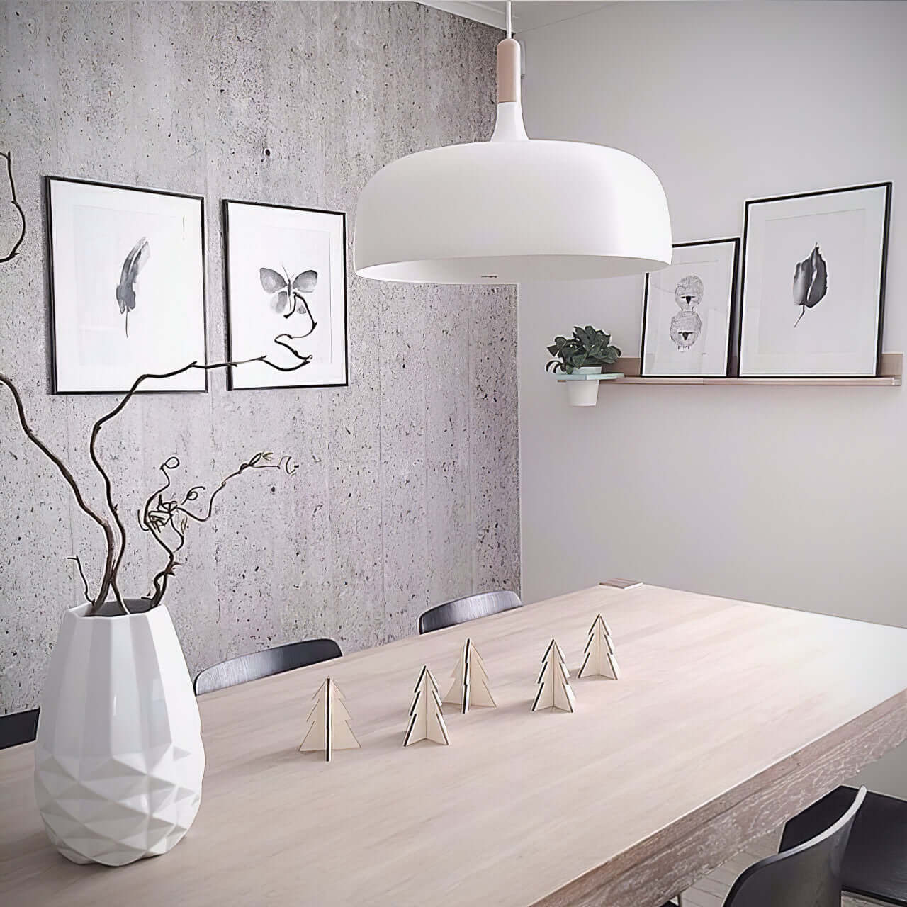 Acorn Pendant Light | Zinc Alloy & Wood | Multiple Colors
