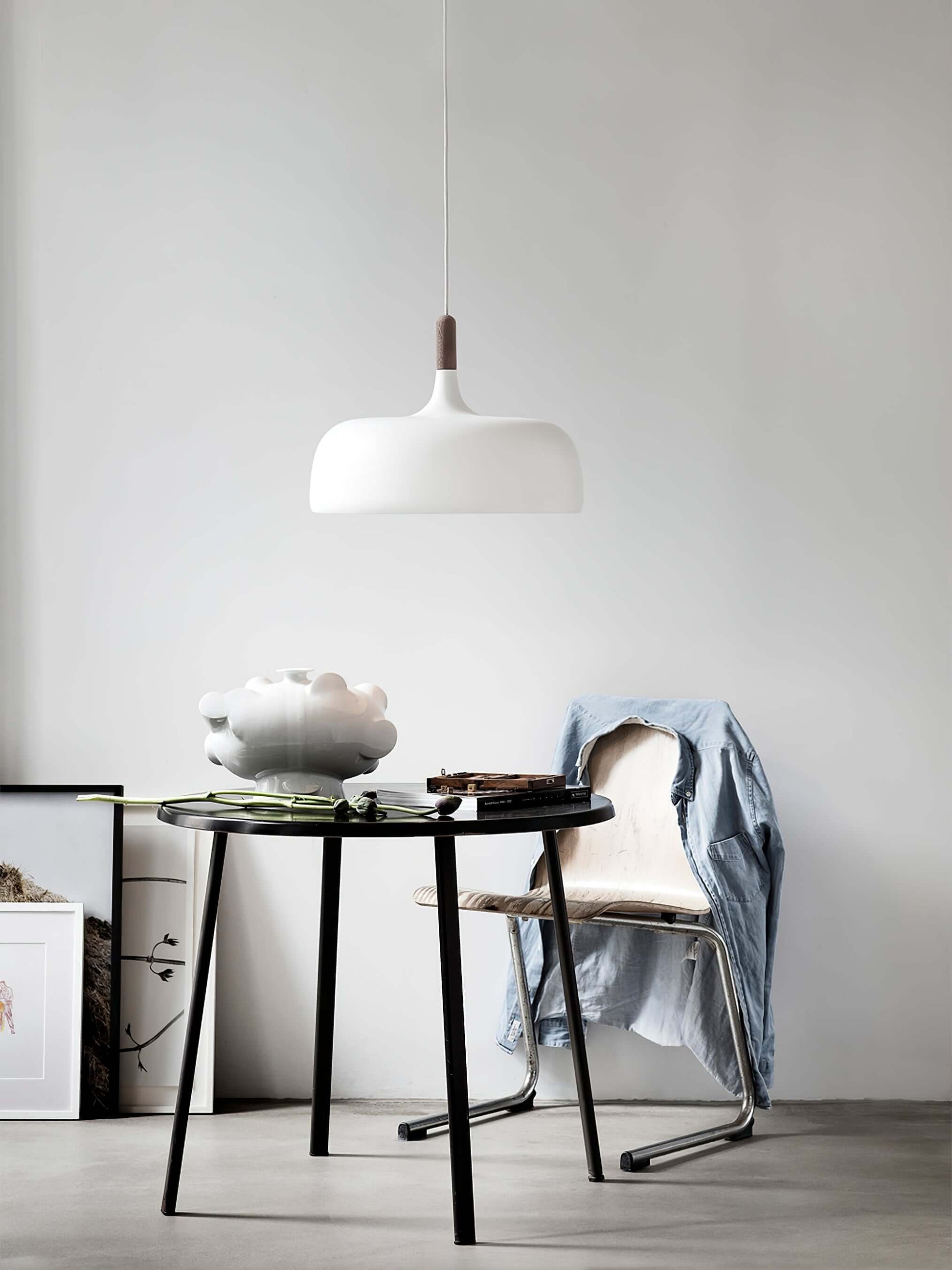 Acorn Pendant Light | Zinc Alloy & Wood | Multiple Colors