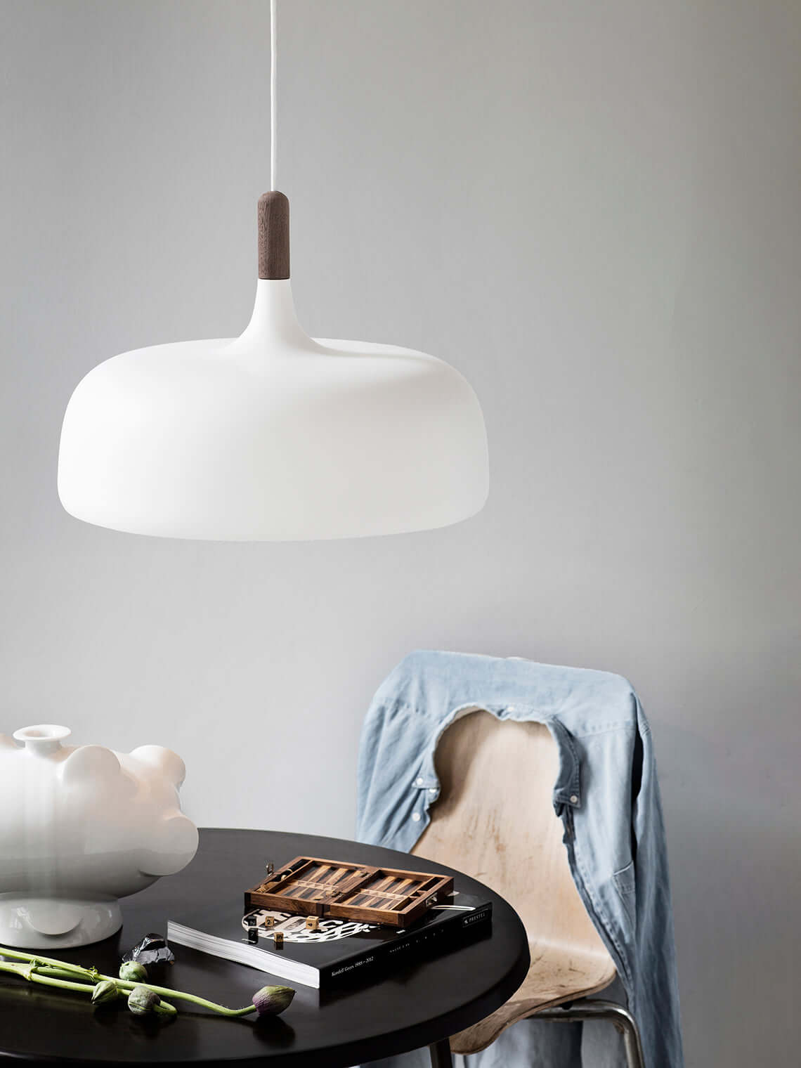 Acorn Pendant Light | Zinc Alloy & Wood | Multiple Colors