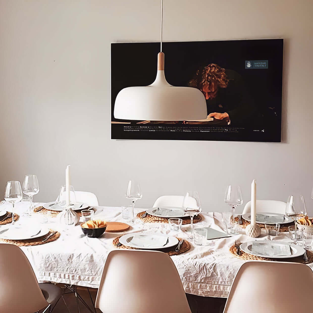 Acorn Pendant Light | Zinc Alloy & Wood | Multiple Colors