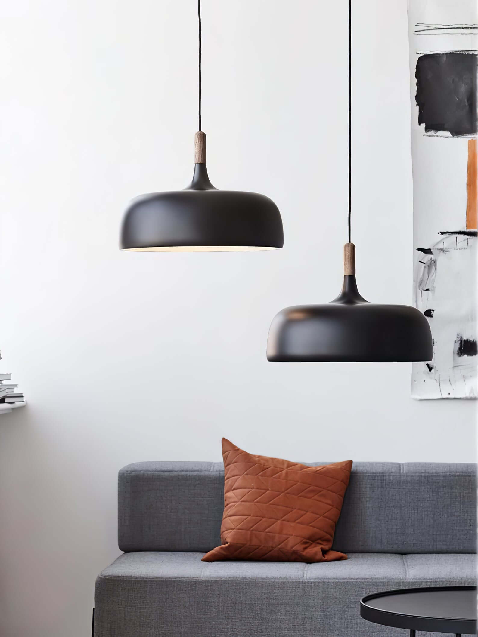 Acorn Pendant Light | Zinc Alloy & Wood | Multiple Colors