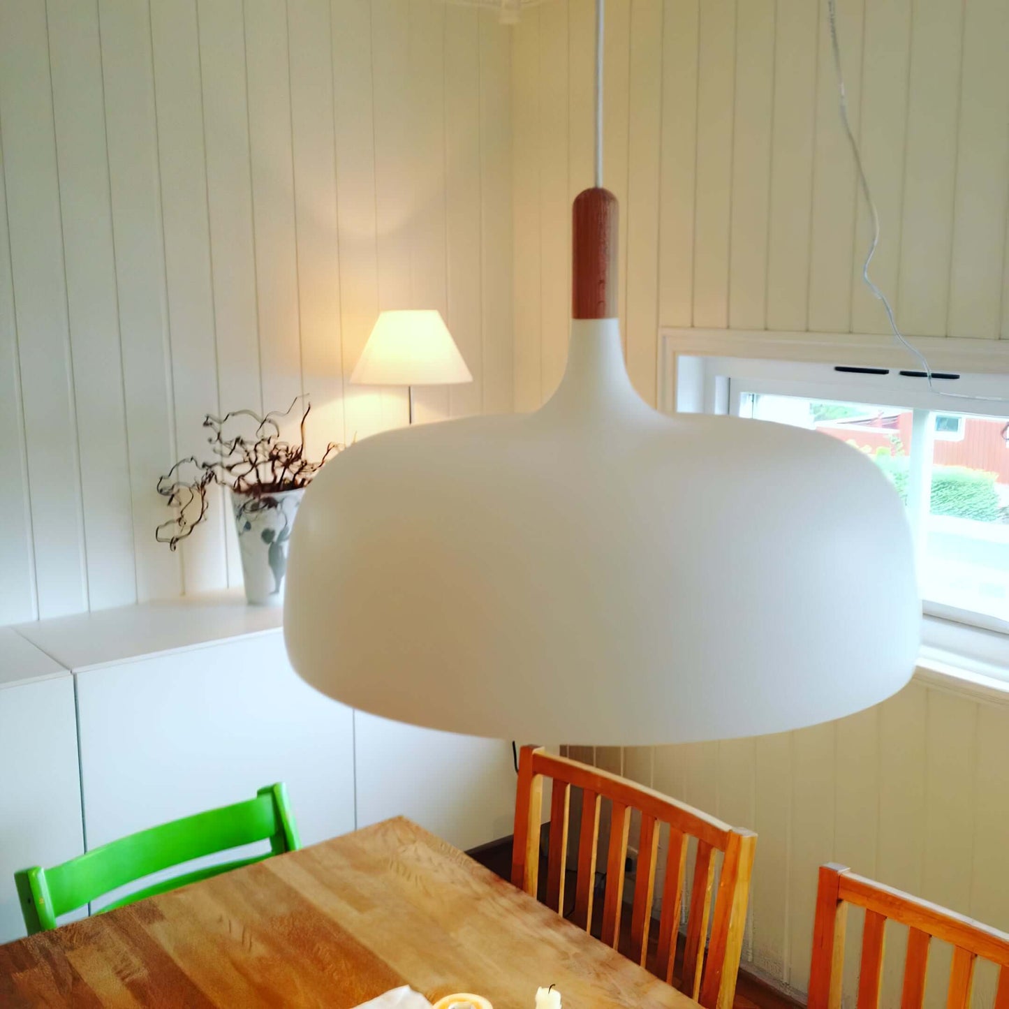 Acorn Pendant Light | Zinc Alloy & Wood | Multiple Colors