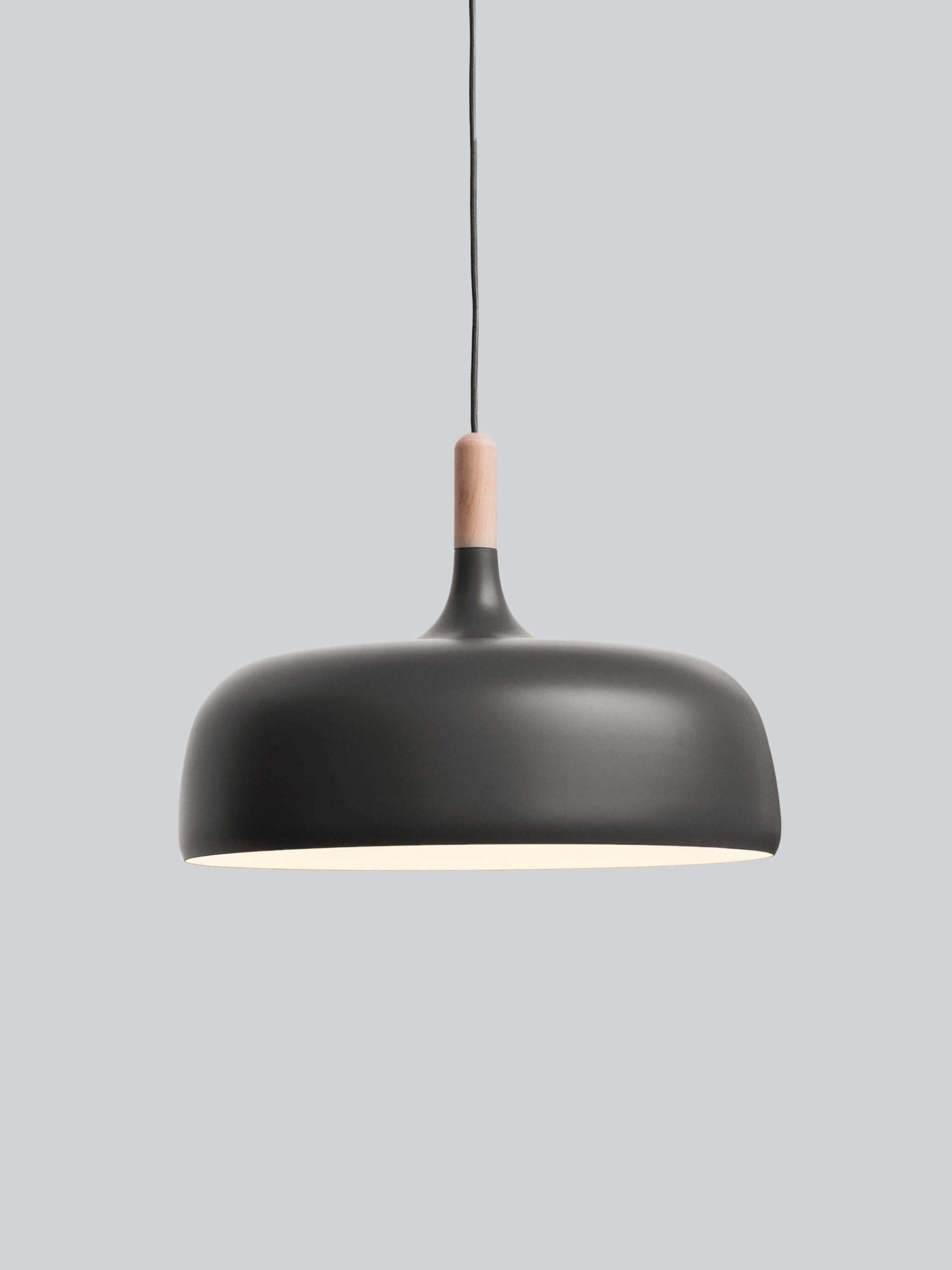 Acorn Pendant Light | Zinc Alloy & Wood | Multiple Colors