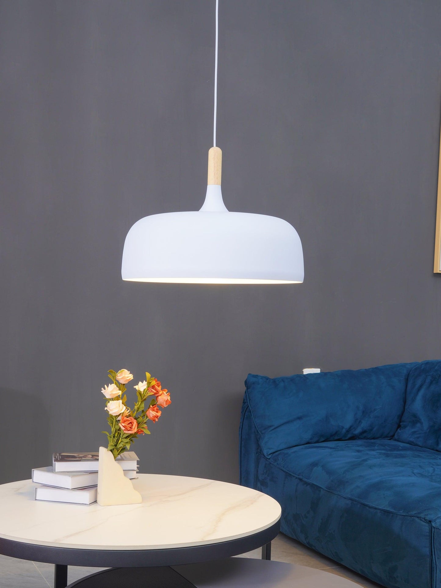 Acorn Pendant Light | Zinc Alloy & Wood | Multiple Colors