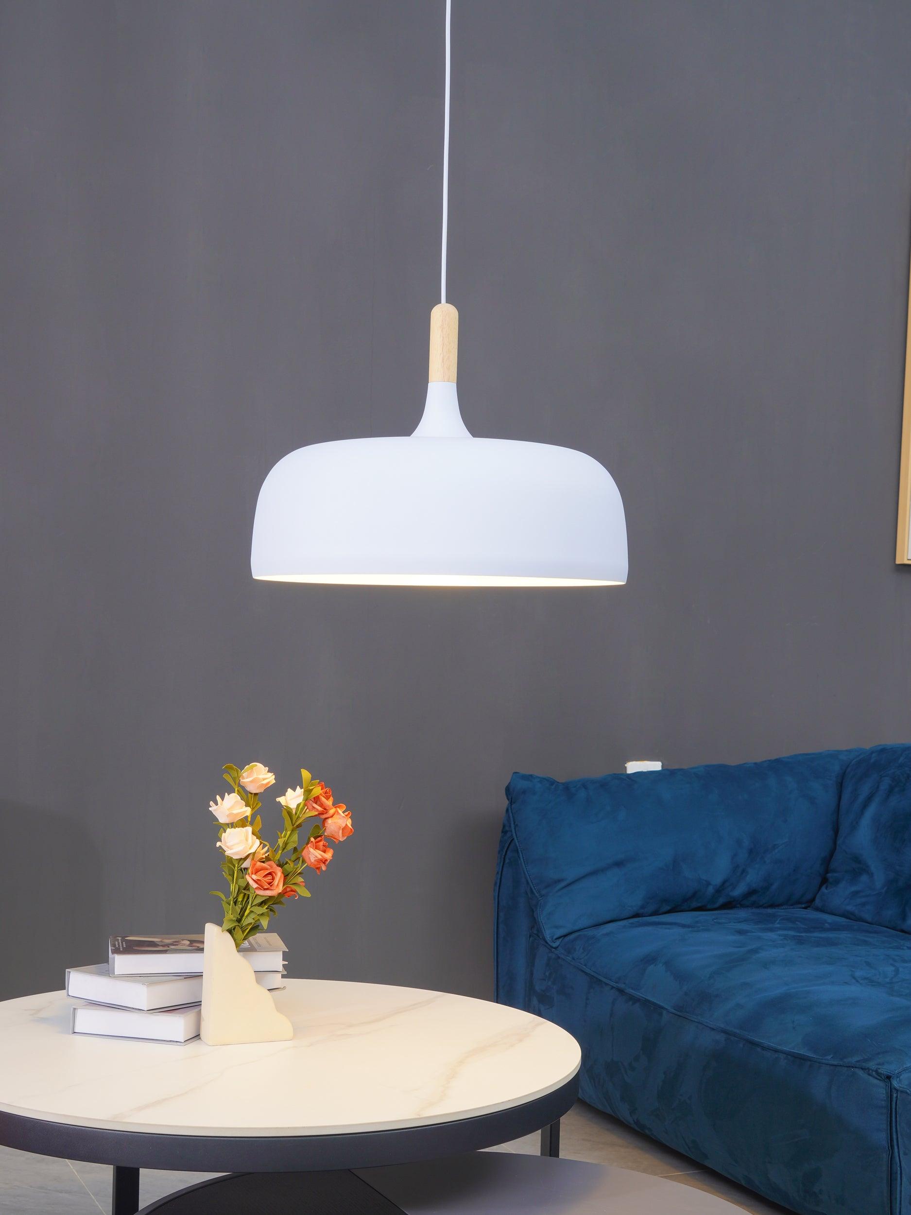 Acorn Pendant Light | Zinc Alloy & Wood | Multiple Colors