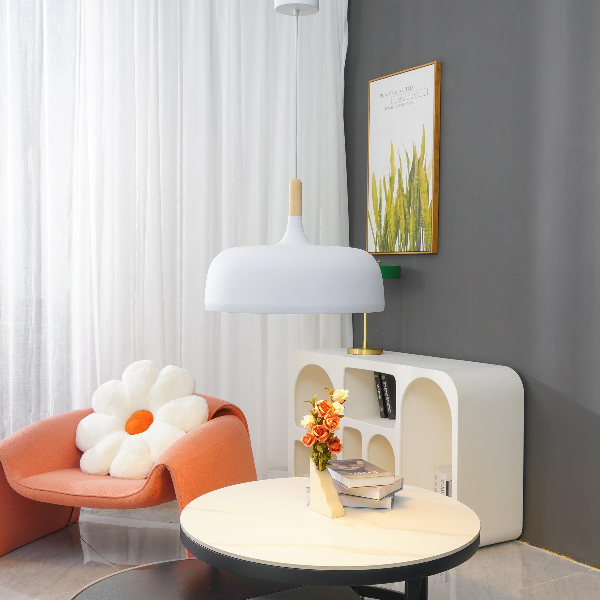 Acorn Pendant Light | Zinc Alloy & Wood | Multiple Colors