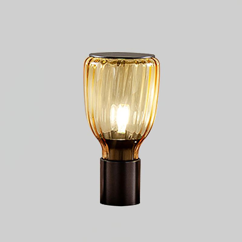 Acquerelli Table Lamp | Blown Glass | Black, Green, Amber