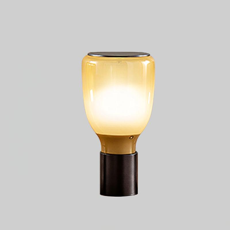 Acquerelli Table Lamp | Blown Glass | Black, Green, Amber