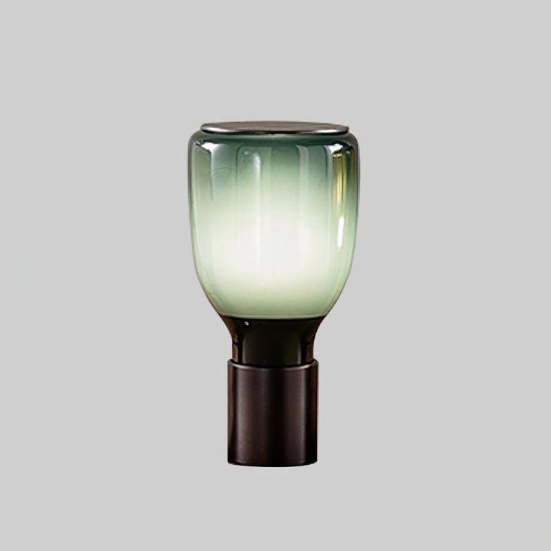 Acquerelli Table Lamp | Blown Glass | Black, Green, Amber