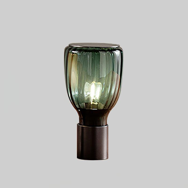 Acquerelli Table Lamp | Blown Glass | Black, Green, Amber