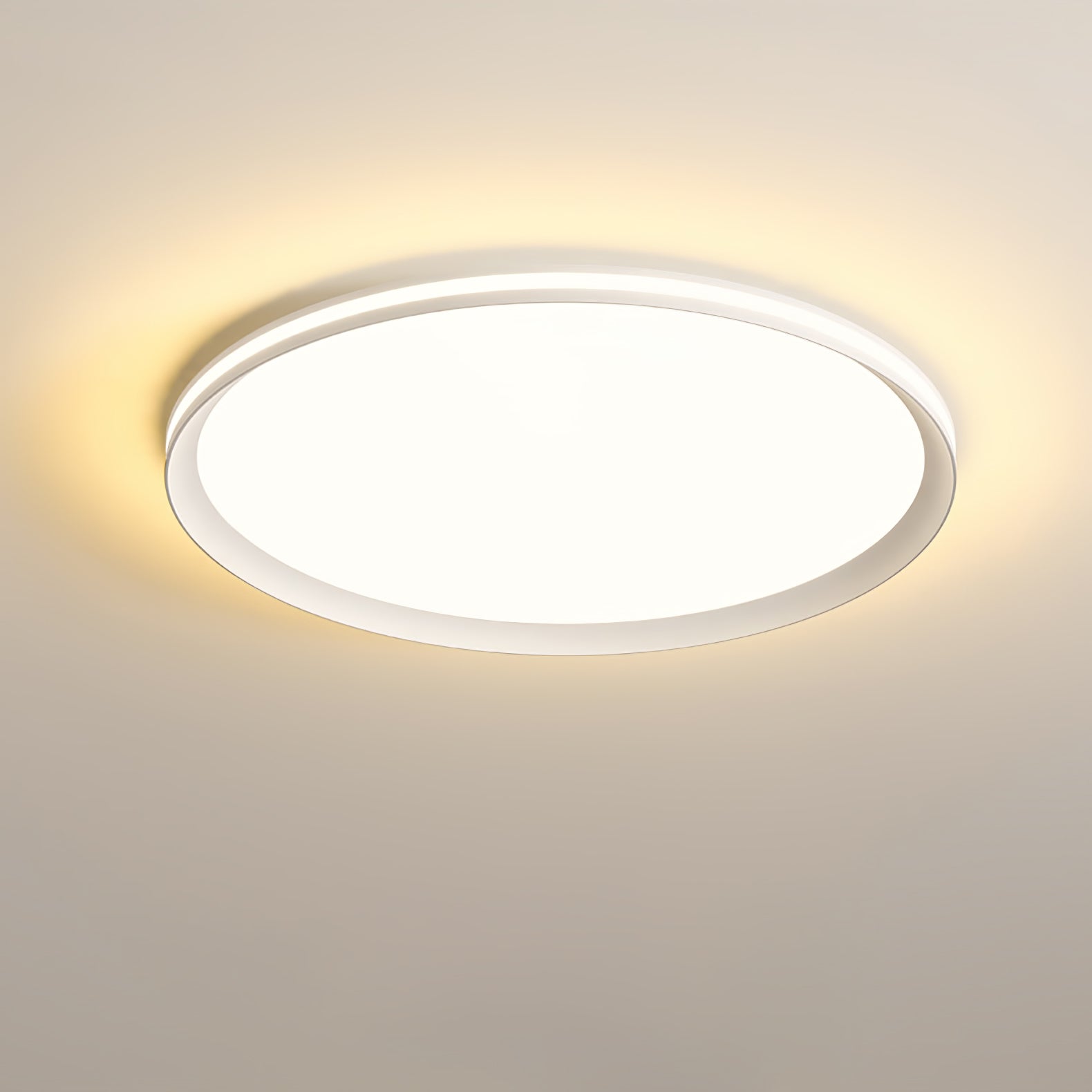 Acrylic Circular LED Ceiling Light | Acrylic | White