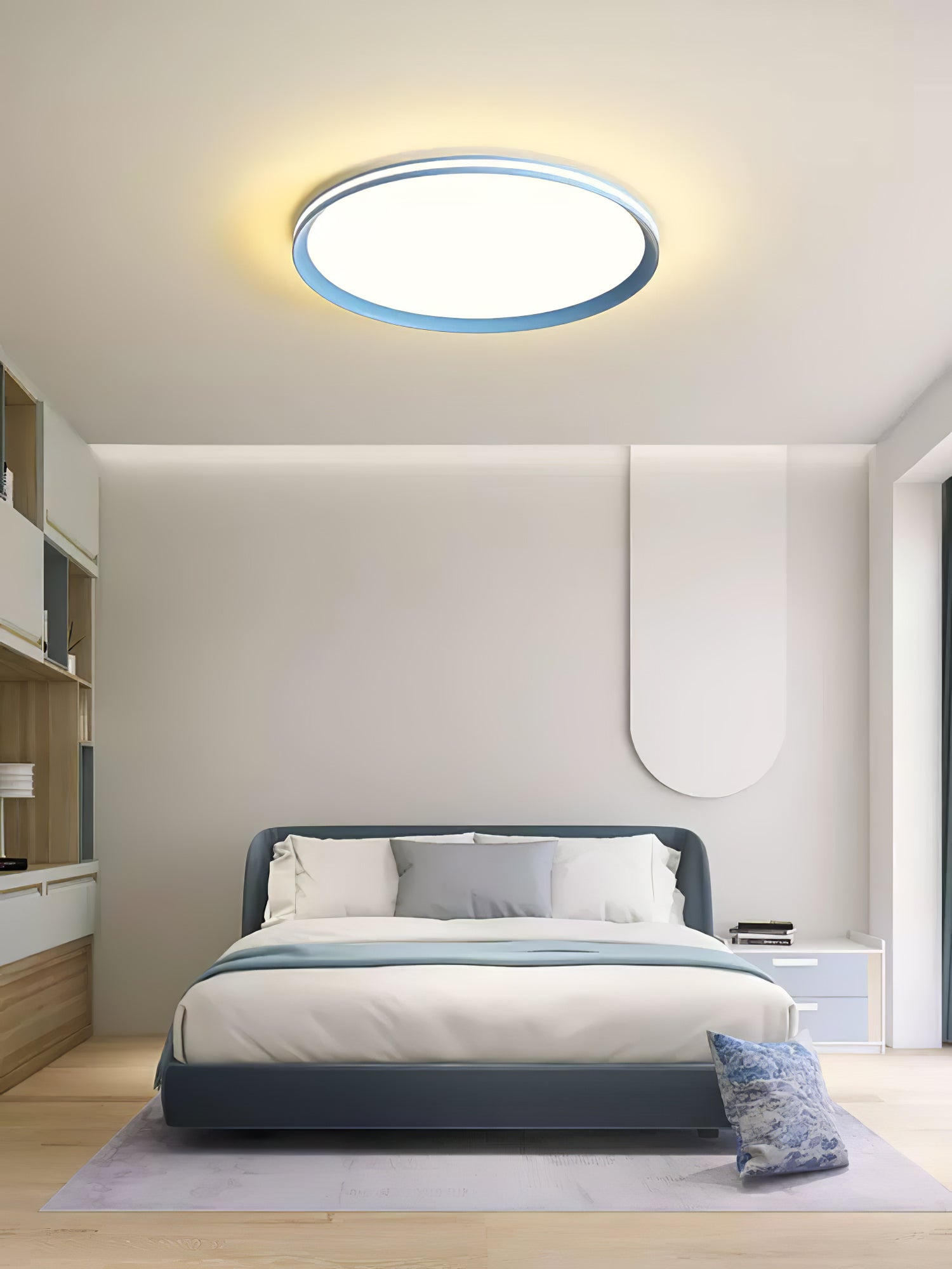 Acrylic Circular LED Ceiling Light | Acrylic | White