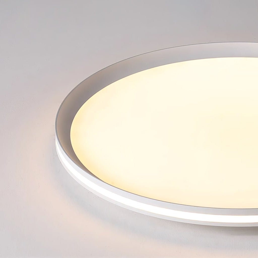 Acrylic Circular LED Ceiling Light | Acrylic | White