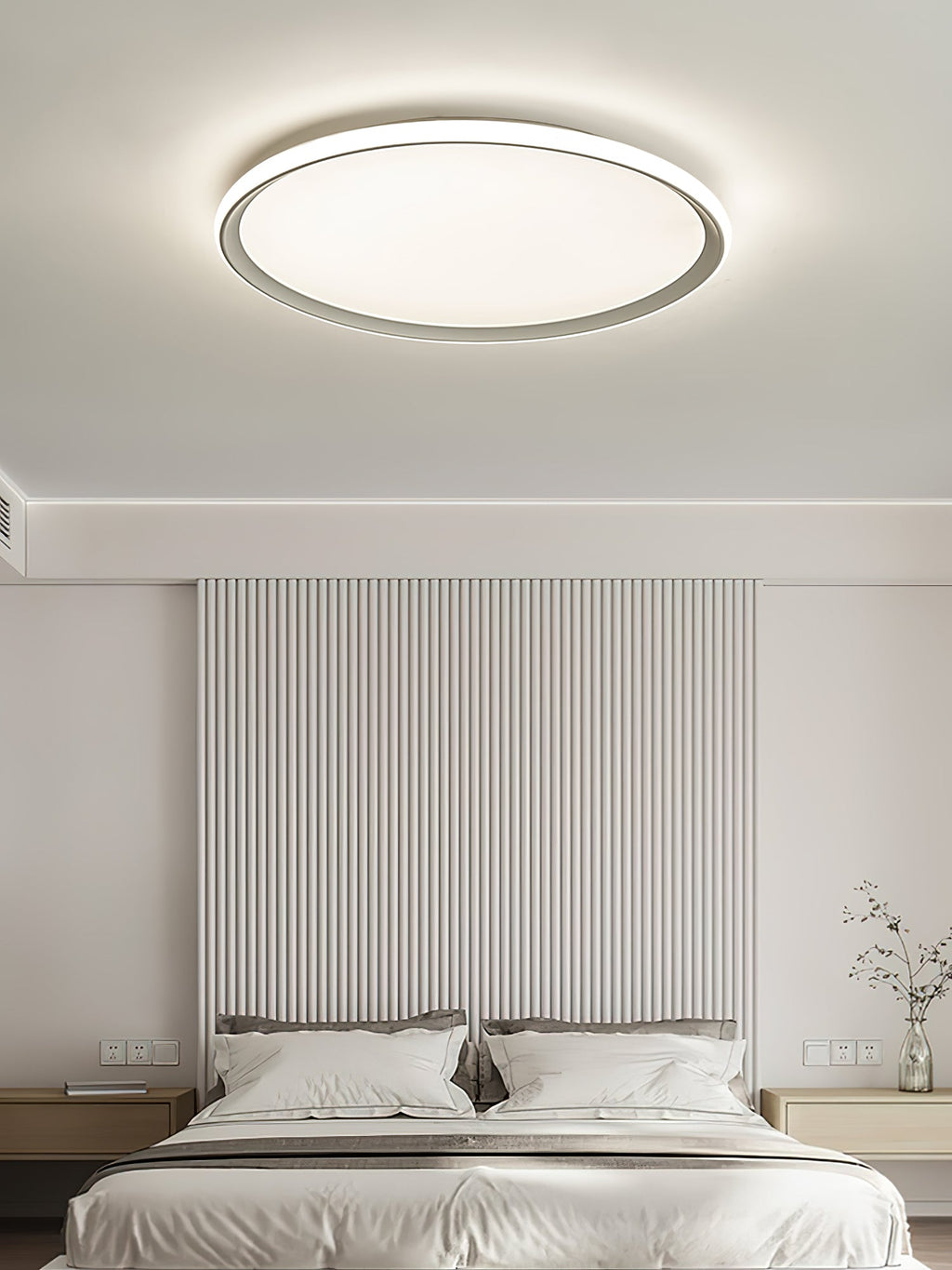 Acrylic Circular LED Ceiling Light | Acrylic | White