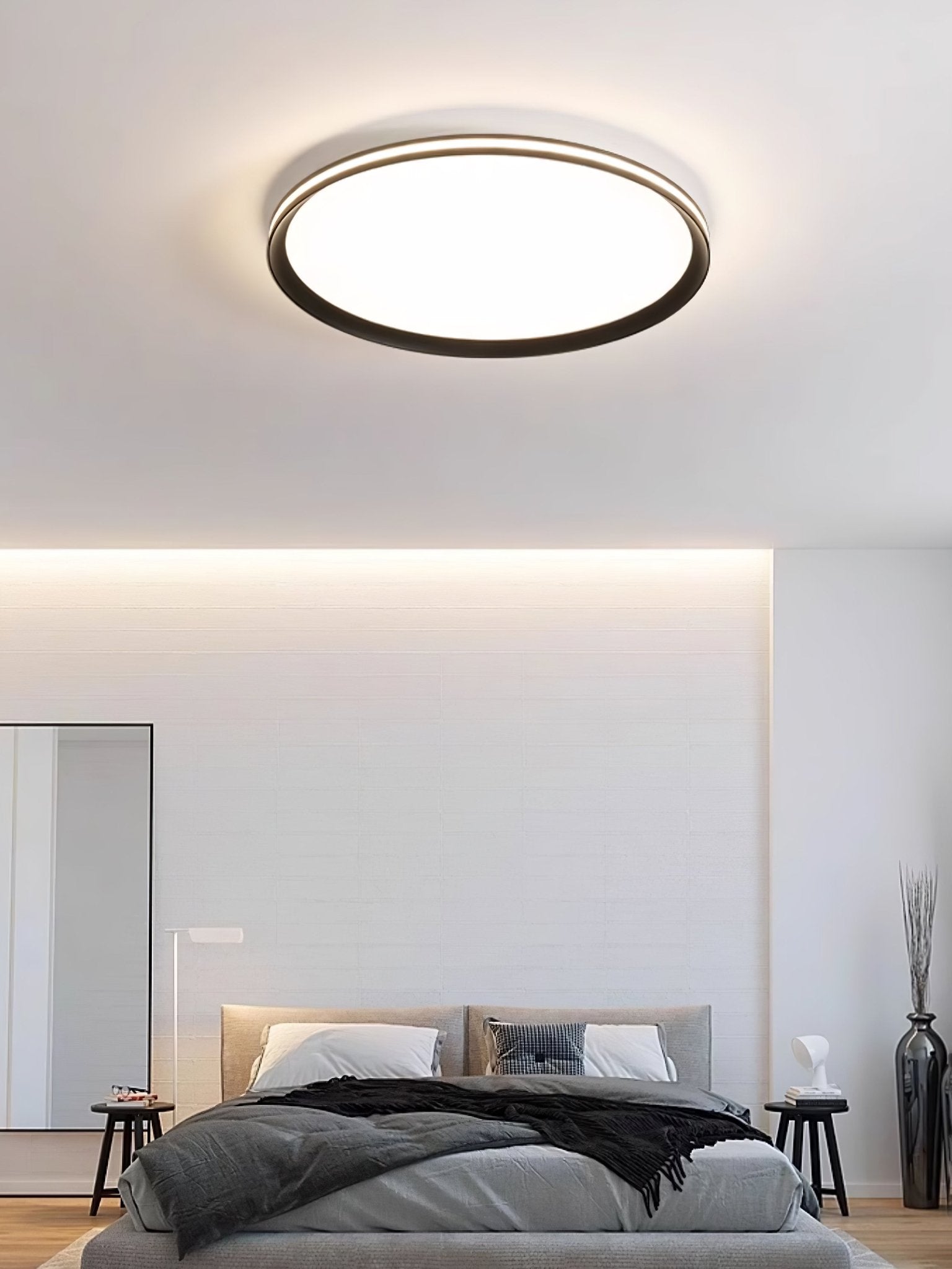 Acrylic Circular LED Ceiling Light | Acrylic | White