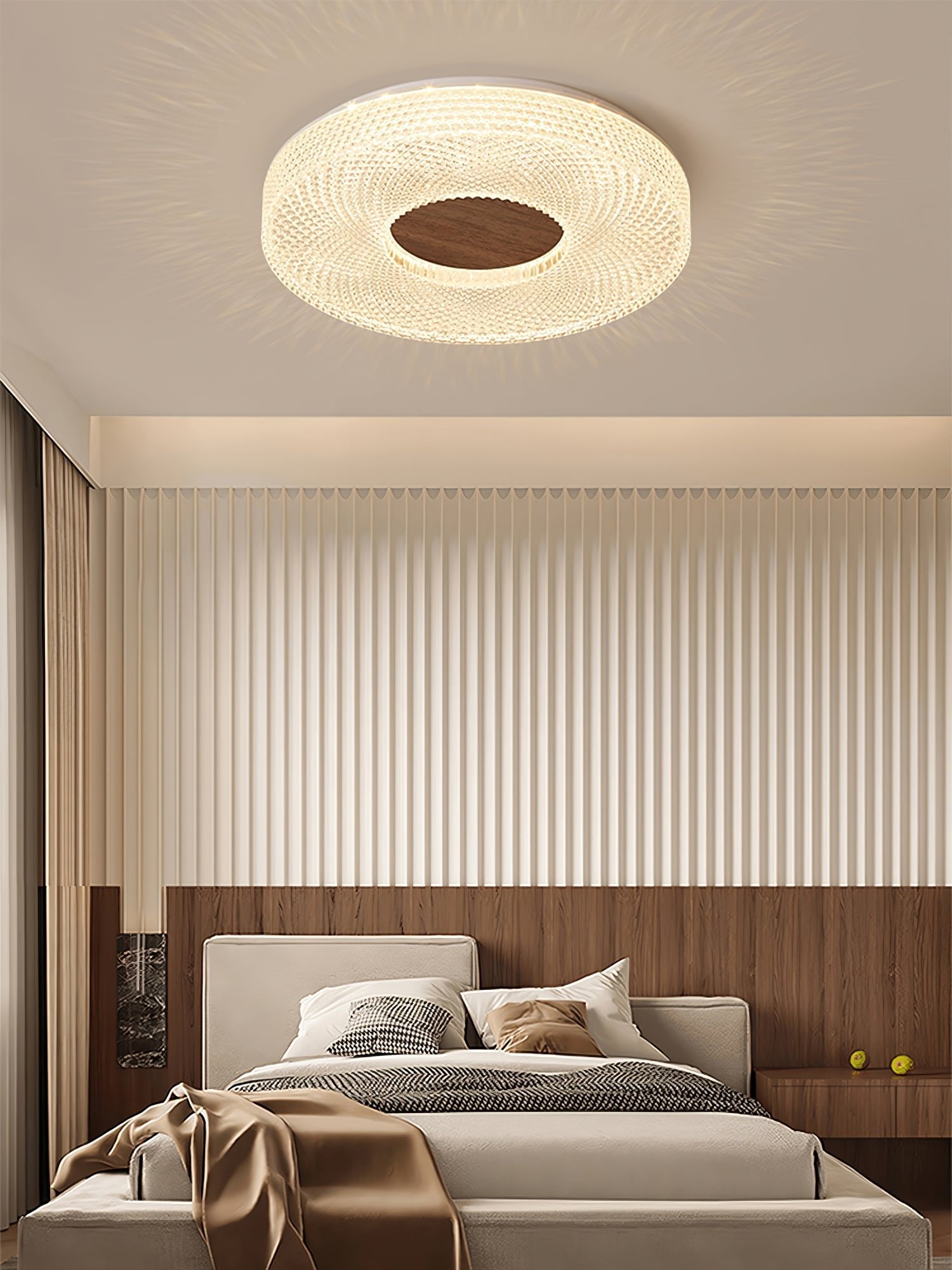 Acrylic Halo Ceiling Light | Round | White
