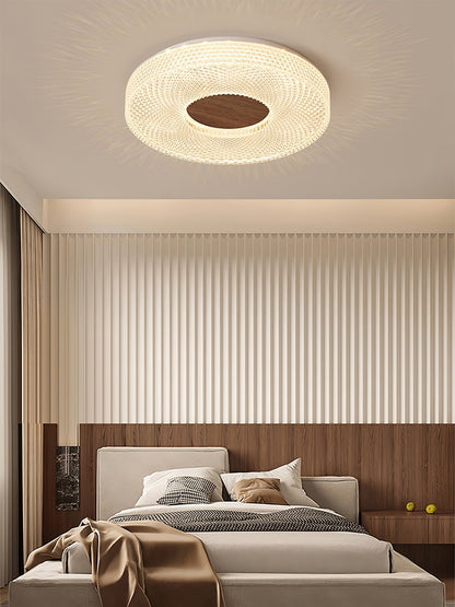 Acrylic Halo Ceiling Light | Round | White