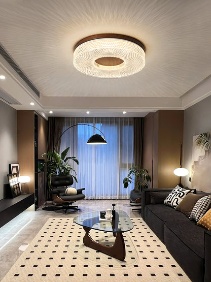 Acrylic Halo Ceiling Light | Round | White